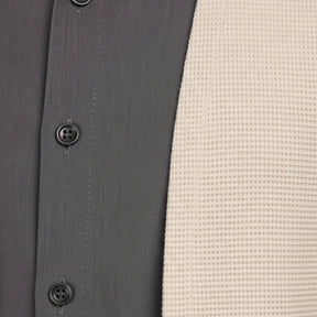 [Leve 3, Pague Só 2] Camisa Dallas Masculina Cardigan em Algodão e Poliéster com Gola Camisa e Design 2 em 1 + BRINDES