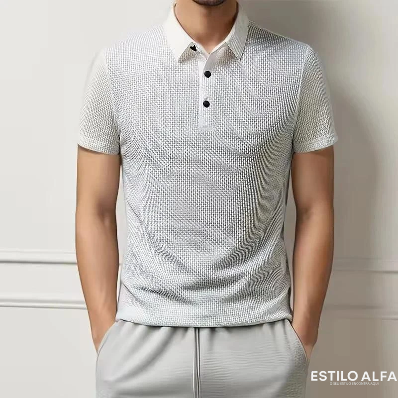[Leve 5, Pague Só 3] Camisa Polo Norellio em Malha de Seda Gelo e Viscose Tecnológica (Menos de R$20 Por Camisa!)