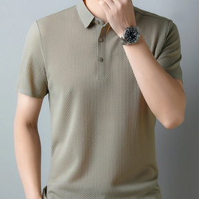 [Leve 5, Pague 3] Camisa Polo Masculina Drax em Seda Gelo e Poliéster (QUEIMA DE ESTOQUE)