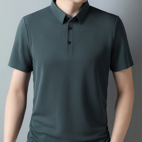 [Leve 5, Pague 3] Camisa Polo Masculina Drax em Seda Gelo e Poliéster (QUEIMA DE ESTOQUE)